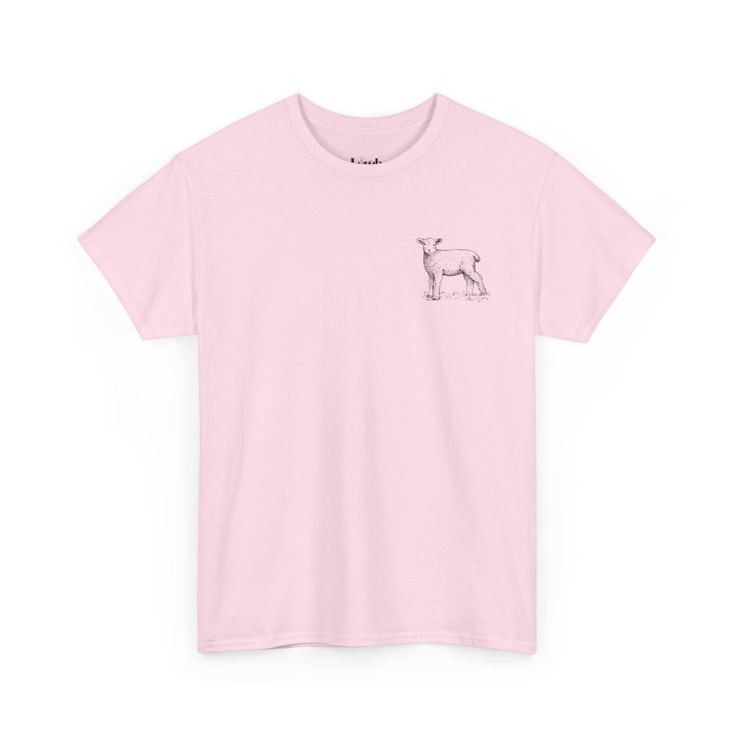 The Lambs 1 - Unisex Heavy Cotton Tee - 'Left the 99 Just for the 1' Sheep Design