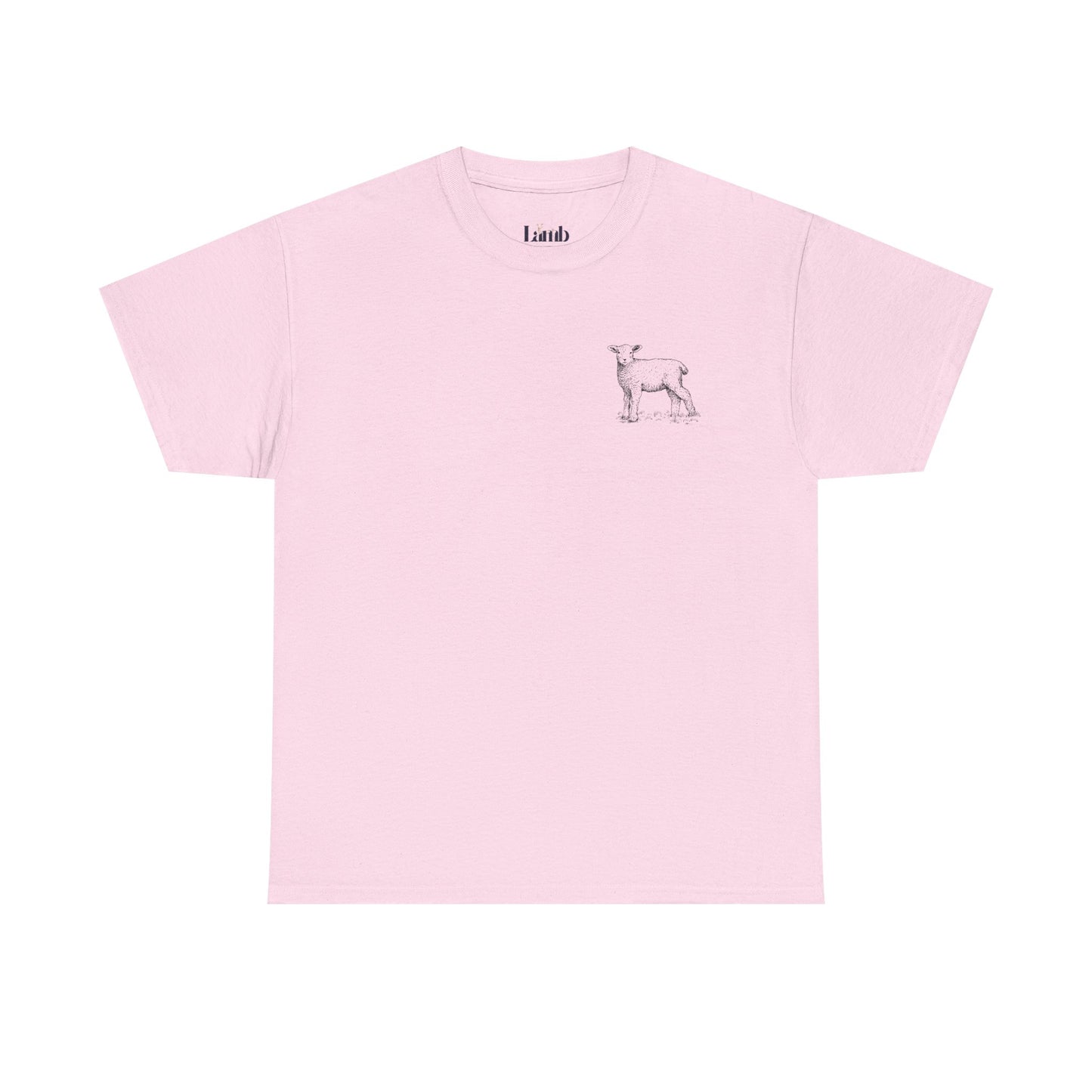 The Lambs 1 - Unisex Heavy Cotton Tee - 'Left the 99 Just for the 1' Sheep Design