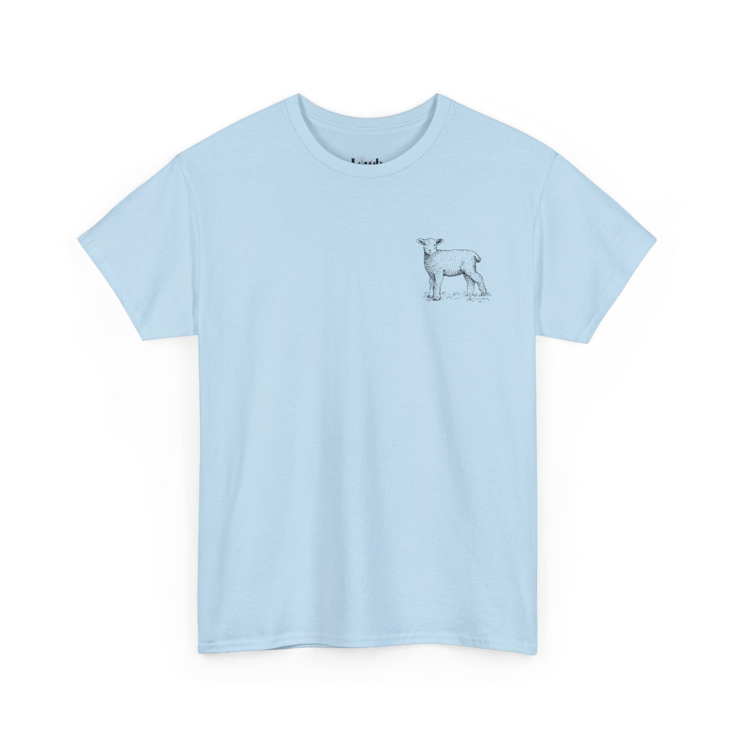 The Lambs 1 - Unisex Heavy Cotton Tee - 'Left the 99 Just for the 1' Sheep Design