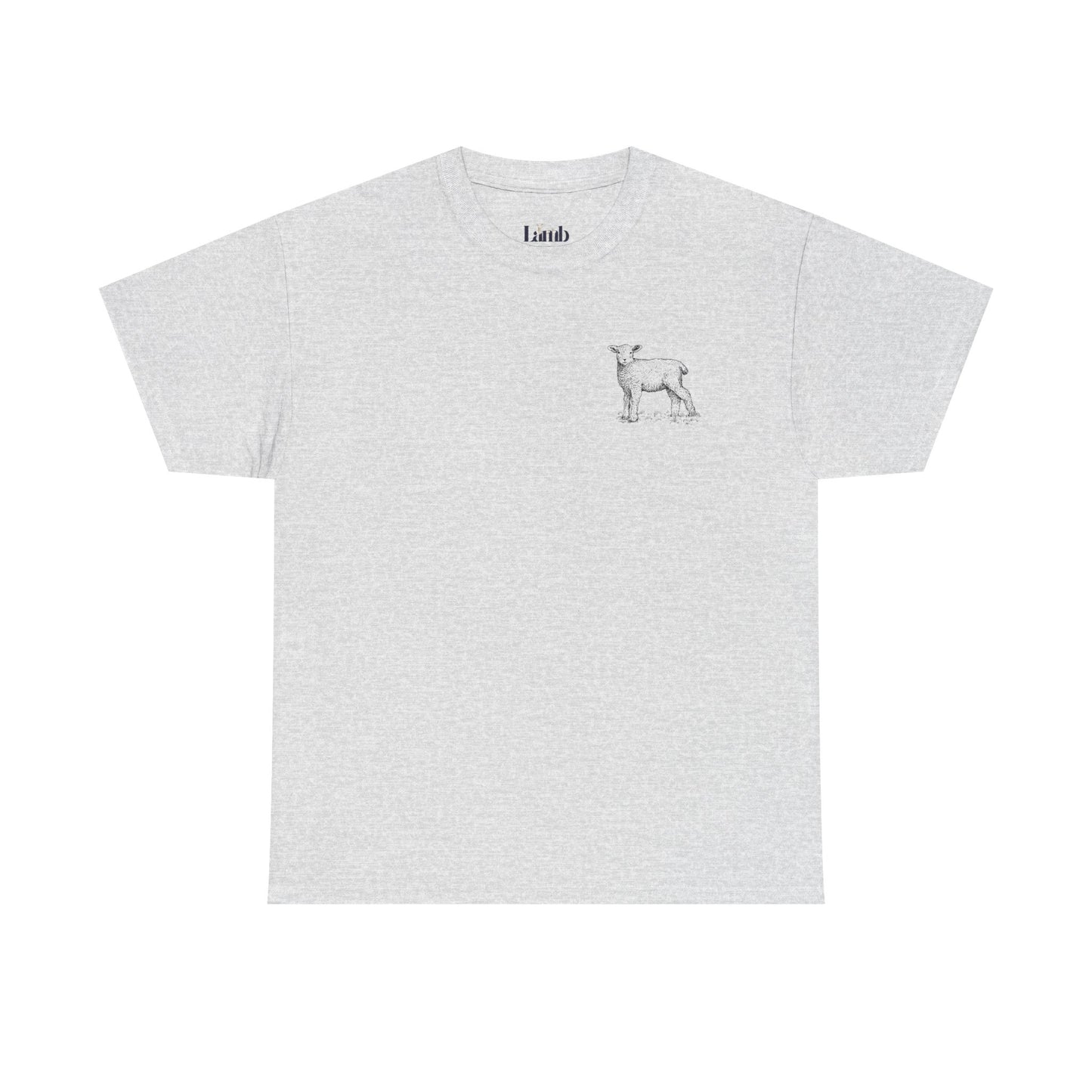 The Lambs 1 - Unisex Heavy Cotton Tee - 'Left the 99 Just for the 1' Sheep Design