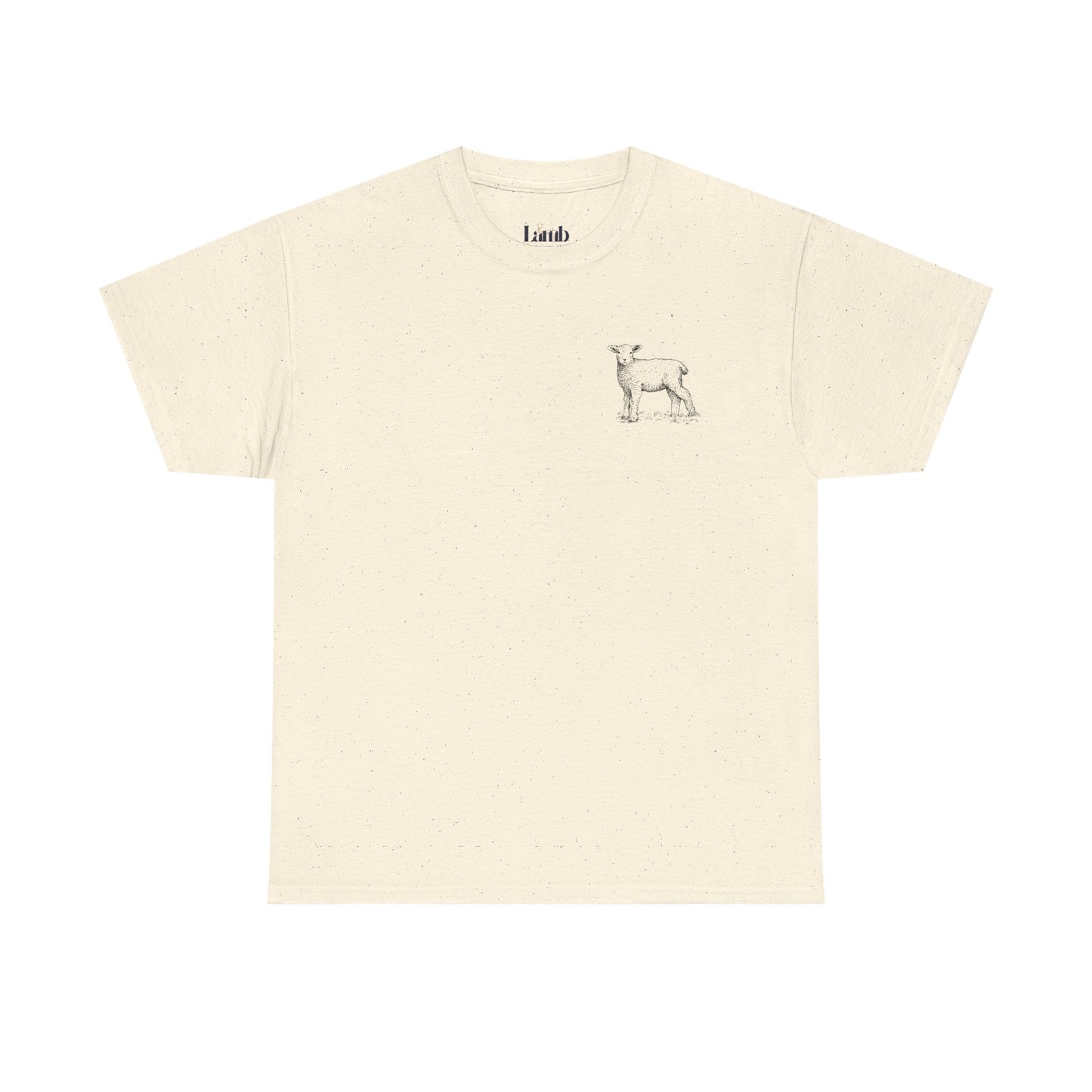 The Lambs 1 - Unisex Heavy Cotton Tee - 'Left the 99 Just for the 1' Sheep Design