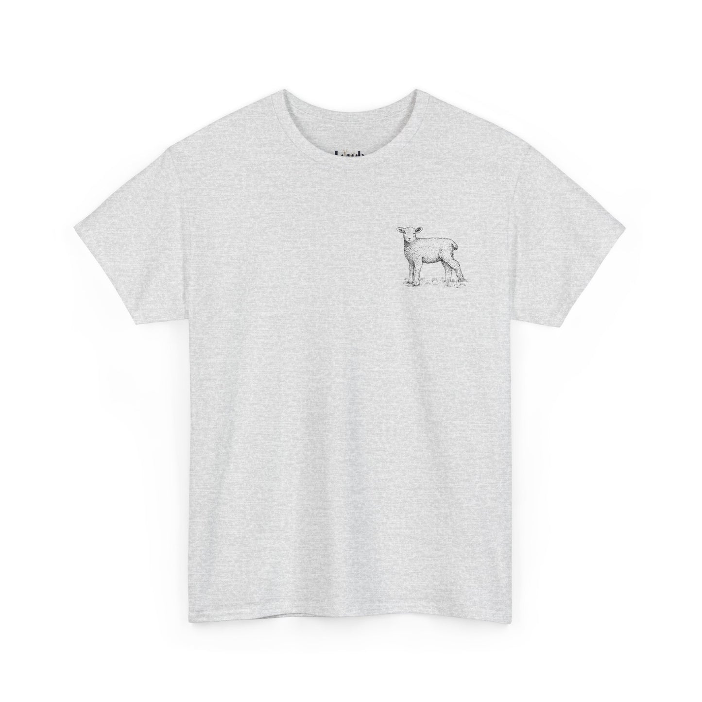 The Lambs 1 - Unisex Heavy Cotton Tee - 'Left the 99 Just for the 1' Sheep Design