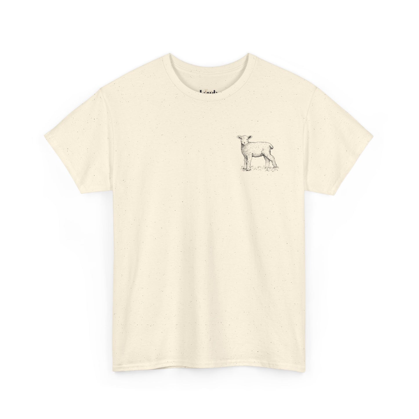 The Lambs 1 - Unisex Heavy Cotton Tee - 'Left the 99 Just for the 1' Sheep Design