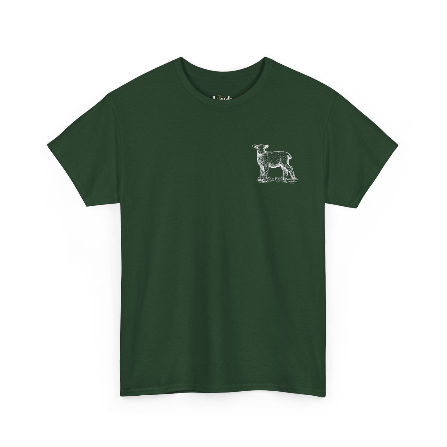 The Lambs 1 - Unisex Heavy Cotton Tee - 'Left the 99 Just for the 1' Sheep Design