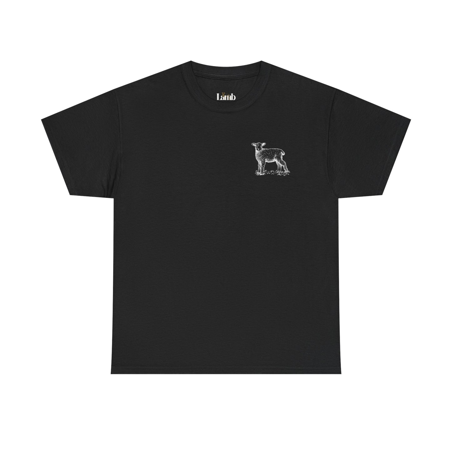 The Lambs 1 - Unisex Heavy Cotton Tee - 'Left the 99 Just for the 1' Sheep Design